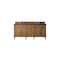 James Martin Vanities Brittany 72in Double Vanity, Saddle Brown w/ 3 CM Charcoal Soapstone Quartz Top 650-V72-SBR-3CSP - alternate 1